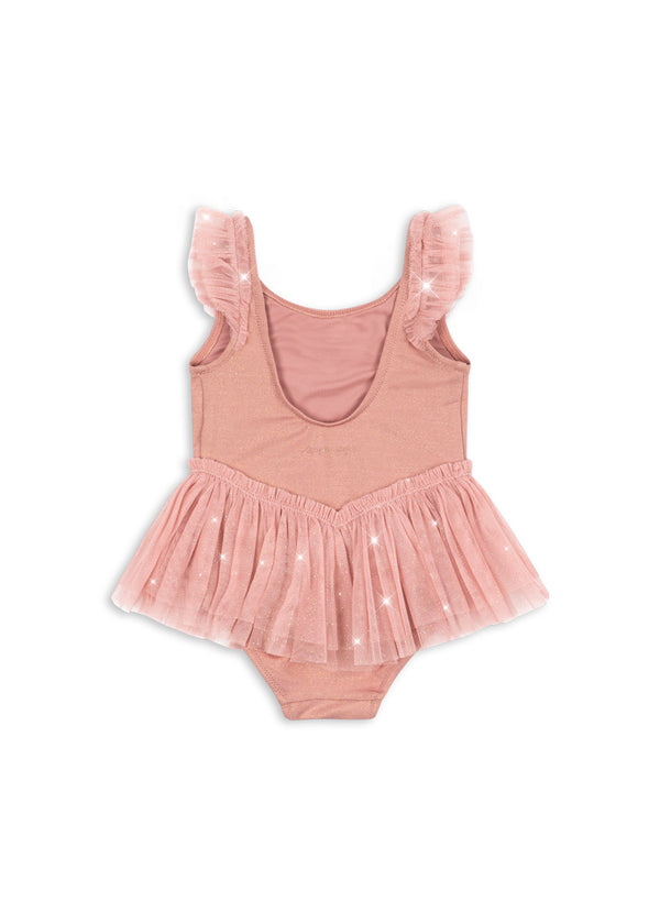 Robe de bain Amandine rose poudré