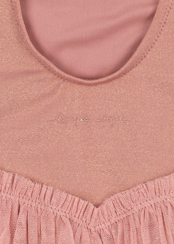 Robe de bain Amandine rose poudré