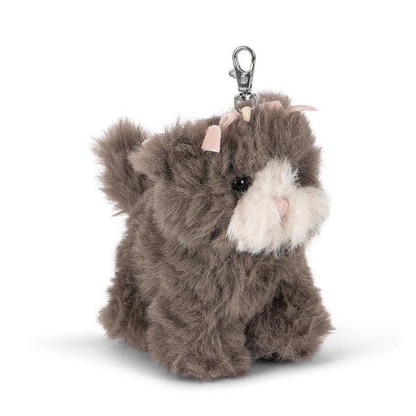 Grey Cat Keychain