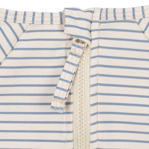 Konges Sløjd Aster Badeanzug Onesie Stripe Bluie – Detail