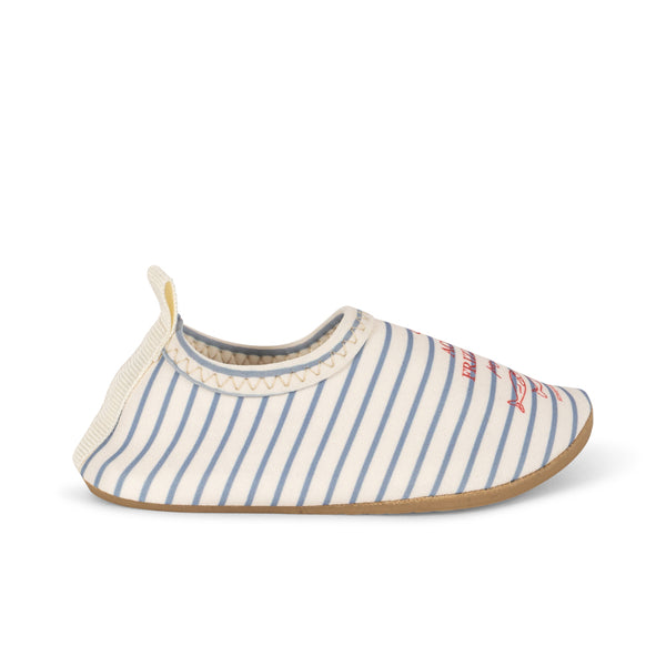 UV Bath Shoes Stripe Blue