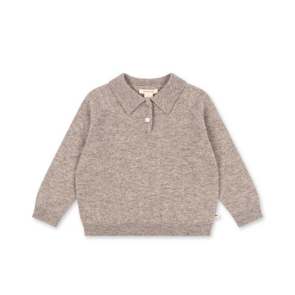 Basi Poloshirt Oatmeal Melange