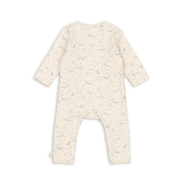 Basic Newborn-Strampler Cielo Marino