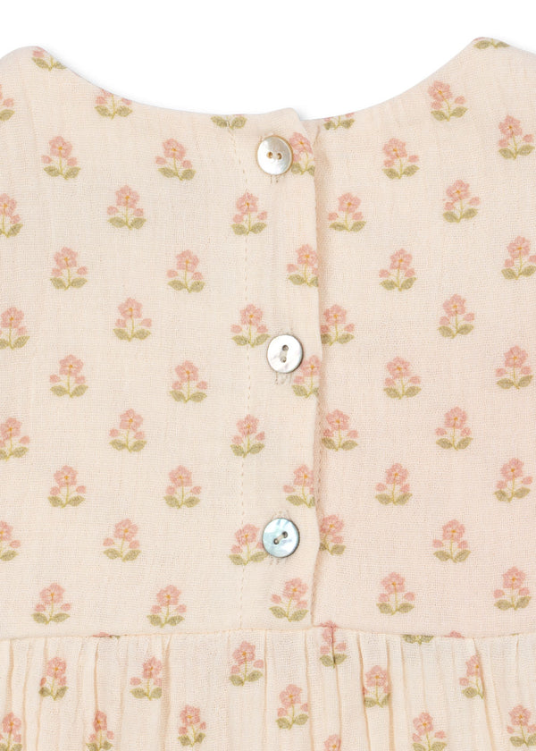 Coco Romper Carta Pink