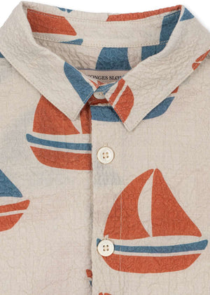 Konges Sløjd Elliot Shirt Ahoy – Nahaufnahme Stoff