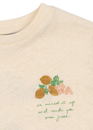 Konges Sløjd Era T-Shirt Buttercream – getragen