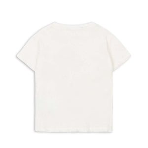 Konges Sløjd Era T-Shirt Off White Jazzy-Print – Nahaufnahme
