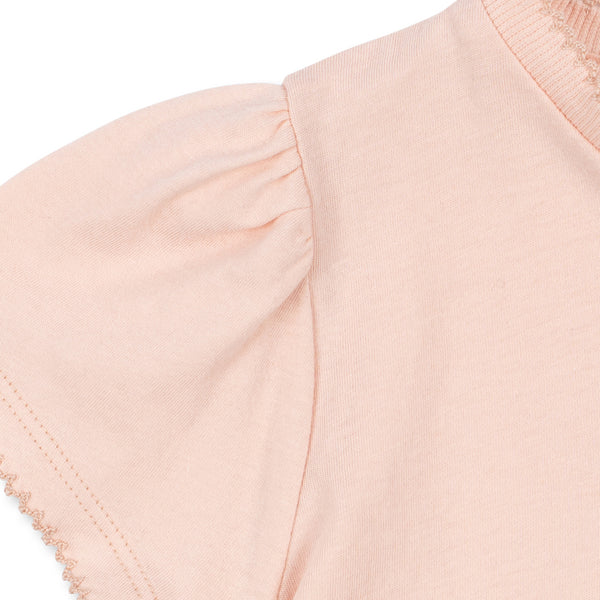 Famo T-Shirt mit Puffärmel Pale Blush
