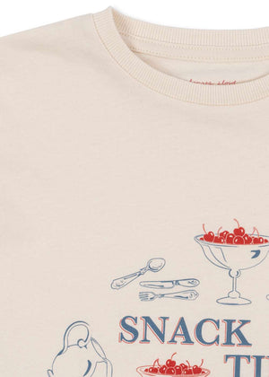 Konges Sløjd Famo T-Shirt Buttercream – Detailansicht