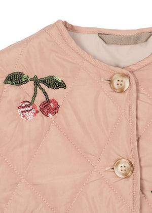 Konges Sløjd Flora Jacke mit grossflächigem Kirschmuster