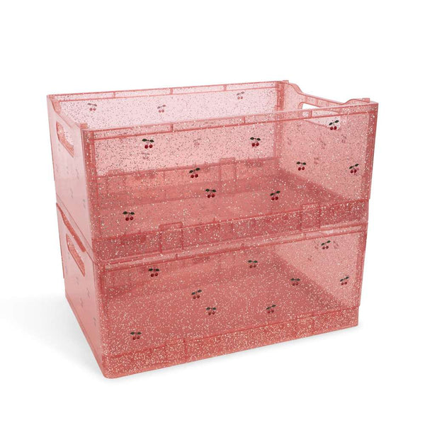 Faltbare Aufbewahrungsbox Sparkling Blush von Konges Sløjd