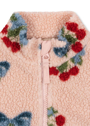 Kuschelige Kinder-Teddyjacke Jody von Konges Sløjd, Rückansicht
