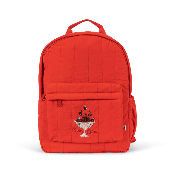 Juno Bestickter Rucksack Fiery Red