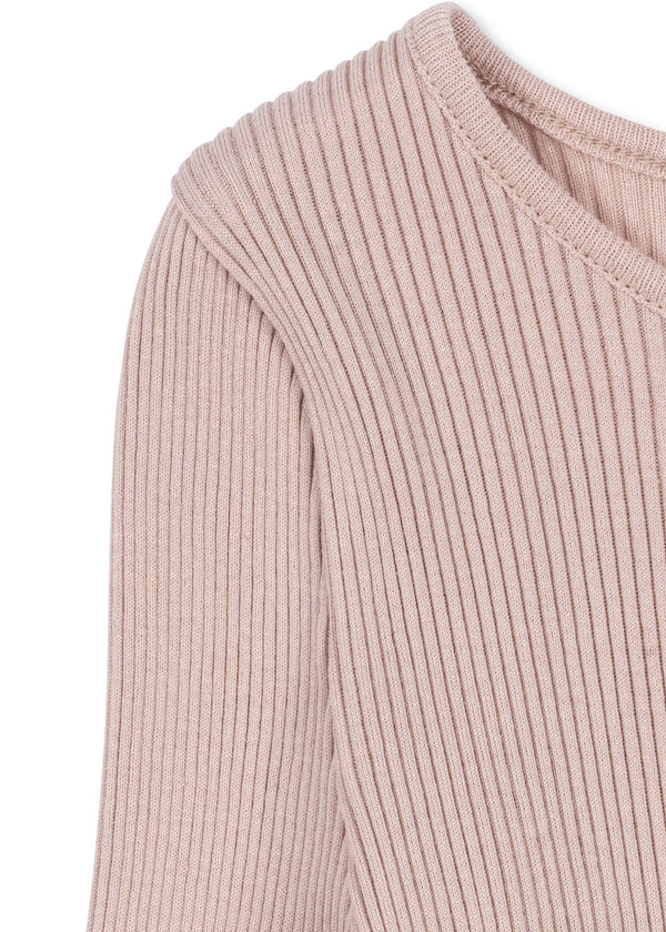 Kara Seidenbluse Pale Blush