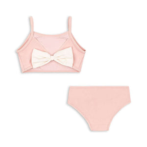 Kitty Bikini Oberteil und Höschen in Powder Pink von Konges Sløjd