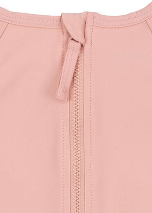 Konges Sløjd Kitty Langarm-Badeanzug Powder Pink – Rückansicht