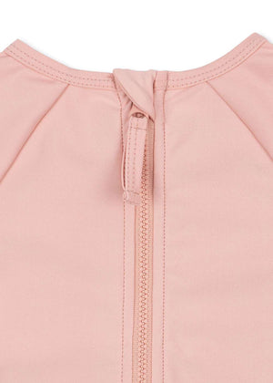 Konges Sløjd Kitty Onesie-Badeanzug Powder Pink – Rückansicht