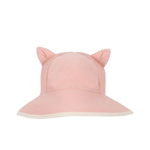 Konges Sløjd Kitty Bade-Sonnenhut Powder Pink aus Badestoff