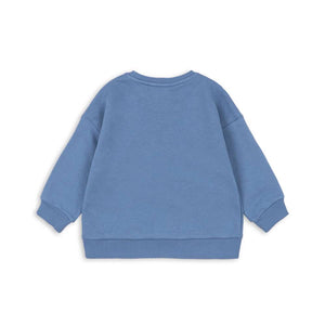 Konges Sløjd Loumilla Sweatshirt Colony Blue – Bio-Baumwolle mit Stretch