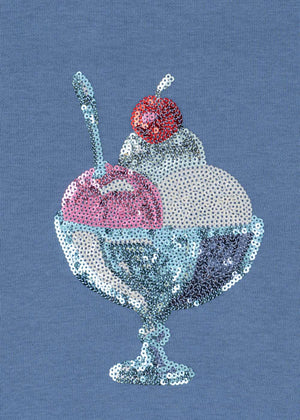 Konges Sløjd Loumilla Sweatshirt Colony Blue am Kind