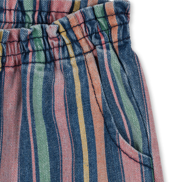 Jean à volants Magot à rayures Miami