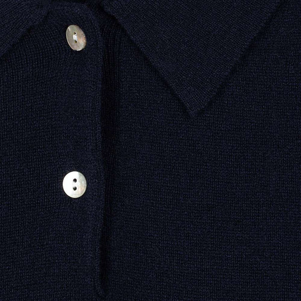 Konges Sløjd Polo Basi Midnight Navy – Rückansicht