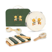Coffret musical dans une valise, vert