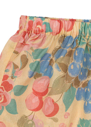 Konges Sløjd Pacey Shorts Bloomiegrape – Detailansicht des Bundes