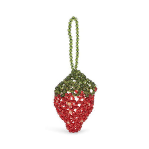 Konges Sløjd Bella Strawberry Tasche mit Reissverschluss im Detail