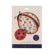 Autocollants en relief coccinelle