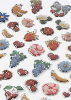 Konges Sløjd Puffy Stickers Ladybug – Stickerbogen