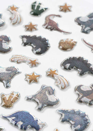 Konges Sløjd Puffy Stickers Dino – Stickerbogen