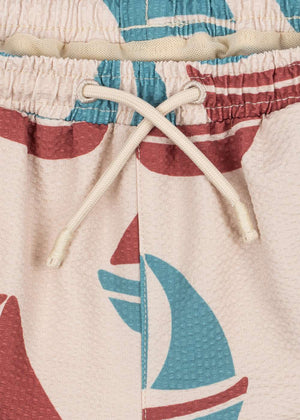 Konges Sløjd Seer Asnou Badeshorts Ahoy – Detailansicht