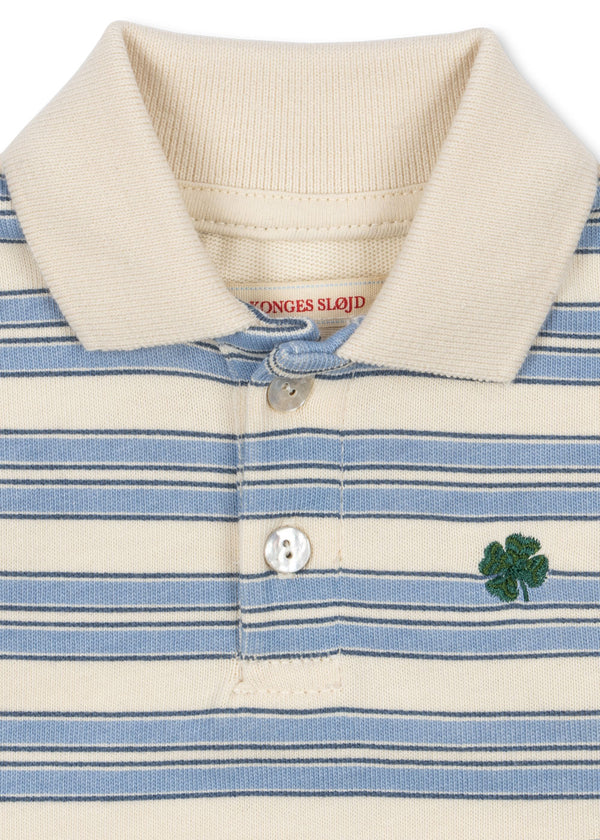 Body à manches longues à pois Rayures Ciel