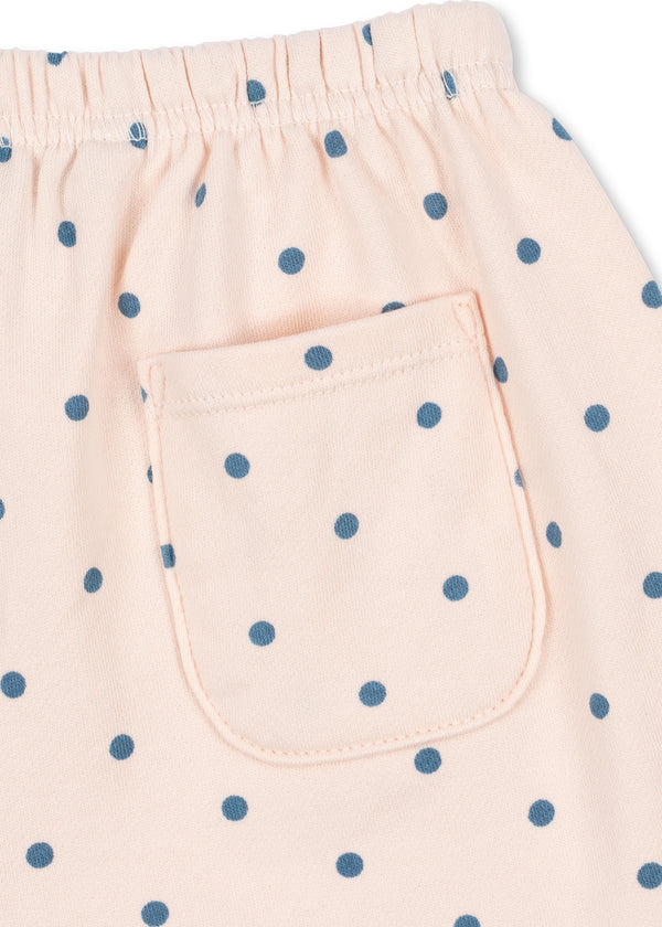 Short de survêtement à pois Rosewater Dot