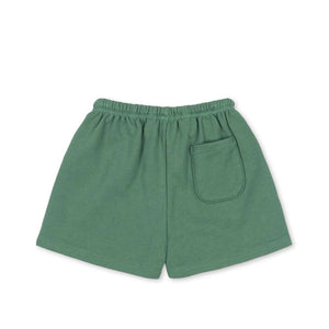 Konges Sløjd Spotty Sweatshorts Dark Ivy – Rückansicht