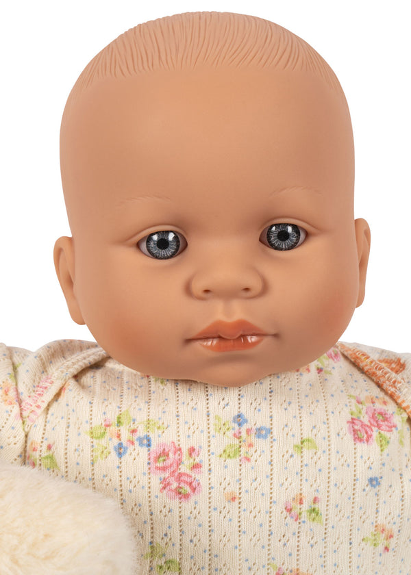 Ensemble poupée avec ours en peluche Nonoka