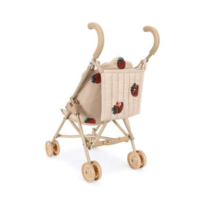 Konges Sløjd Tüll-Puppenwagen Strawberry – Seitenansicht