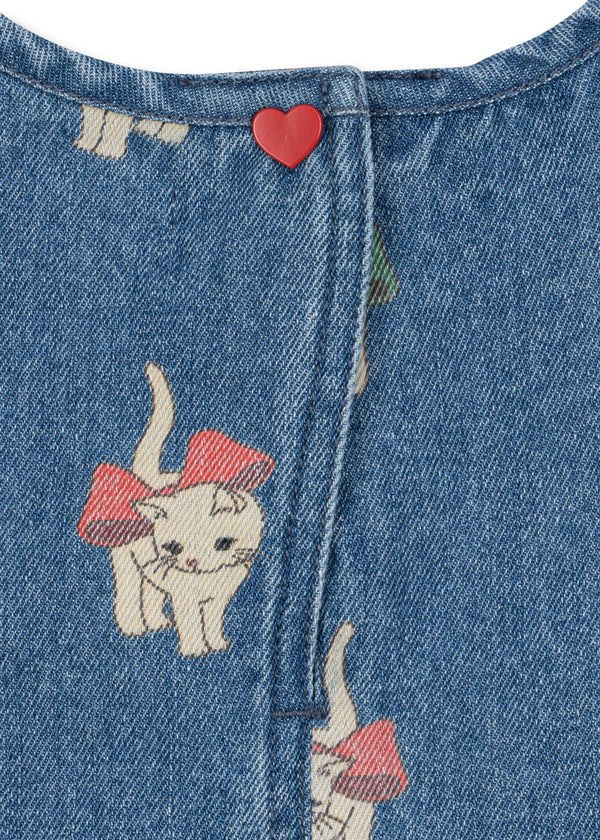 Magot Jeanskleid Bow Kitty
