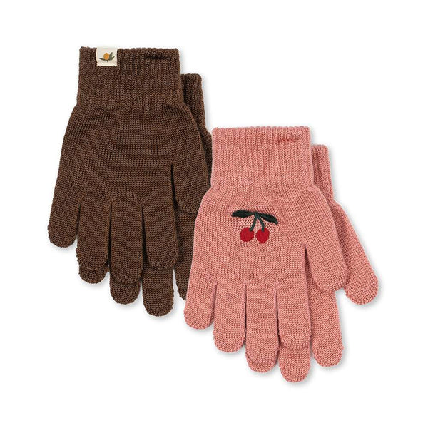 Lot de 2 paires de gants Filla Sorbet