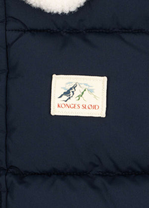 Winterjacke Alpi Total Eclipse von Konges Sløjd, Fleece-Kragen im Detail