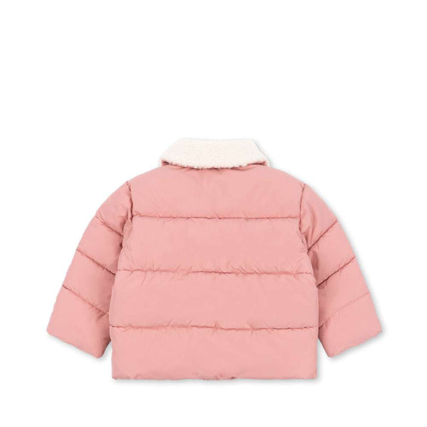 Konges Sløjd Winterjacke Alpi Rosette, Fleece-Kragen im Detail