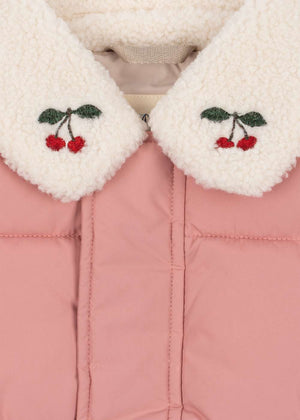 Winterjacke Alpi von Konges Sløjd im Farbton Rosette, Rückansicht