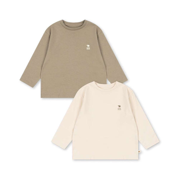2-Pack Langarm-Shirt Lin Laurel Oak