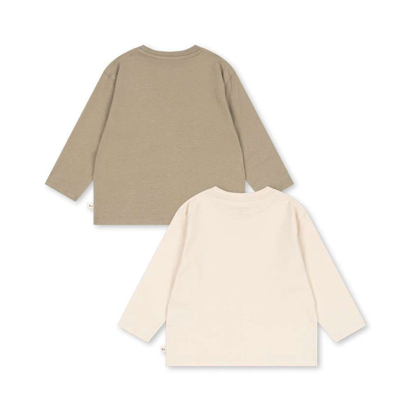 2-Pack Langarm-Shirt Lin Laurel Oak
