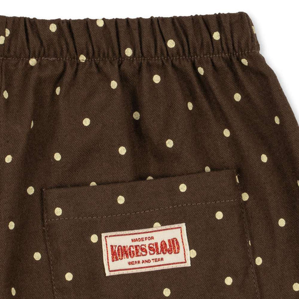Hose Alfe Cocoa Dot von Konges Sløjd Rückansicht