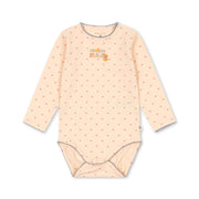 Long-sleeve bodysuit Basic Teddy Coeur (super soft)