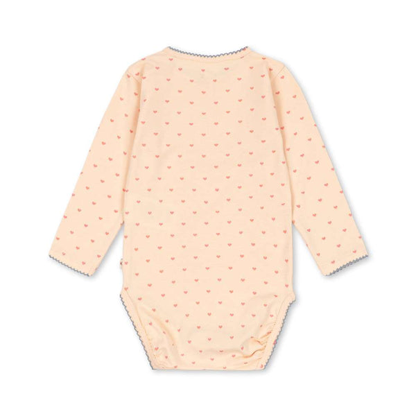 Konges Sløjd Langarm-Body Basic Teddy Coeur – Rückansicht