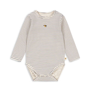 Konges Sløjd Body Basic Stripe Como fürs Baby – Vorderansicht