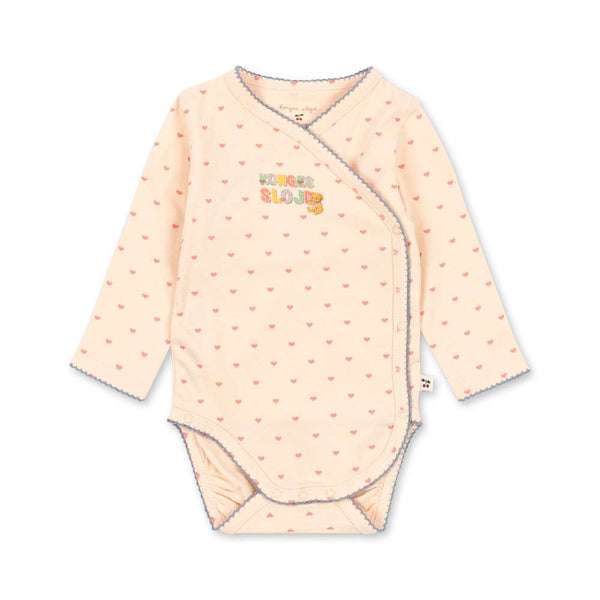 Neugeborenen-Body Basic Teddy Coeur von Konges Sløjd – Vorderansicht